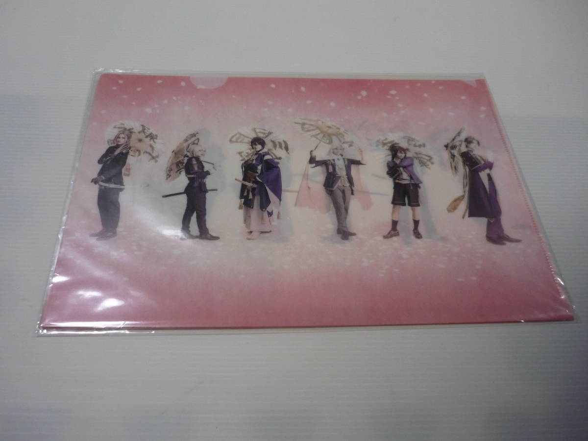 【☆】A4クリアファイル&カード 「舞台『刀剣乱舞』悲伝 結いの目の不如帰」 グッズ付きチケット特典 / クリアファイル拍卖