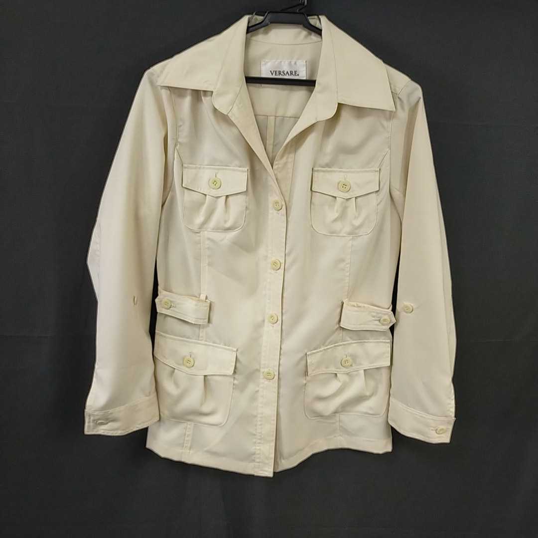 ●美品●VERSARE 長袖 ジャケット 羽織り 11AR S拍卖