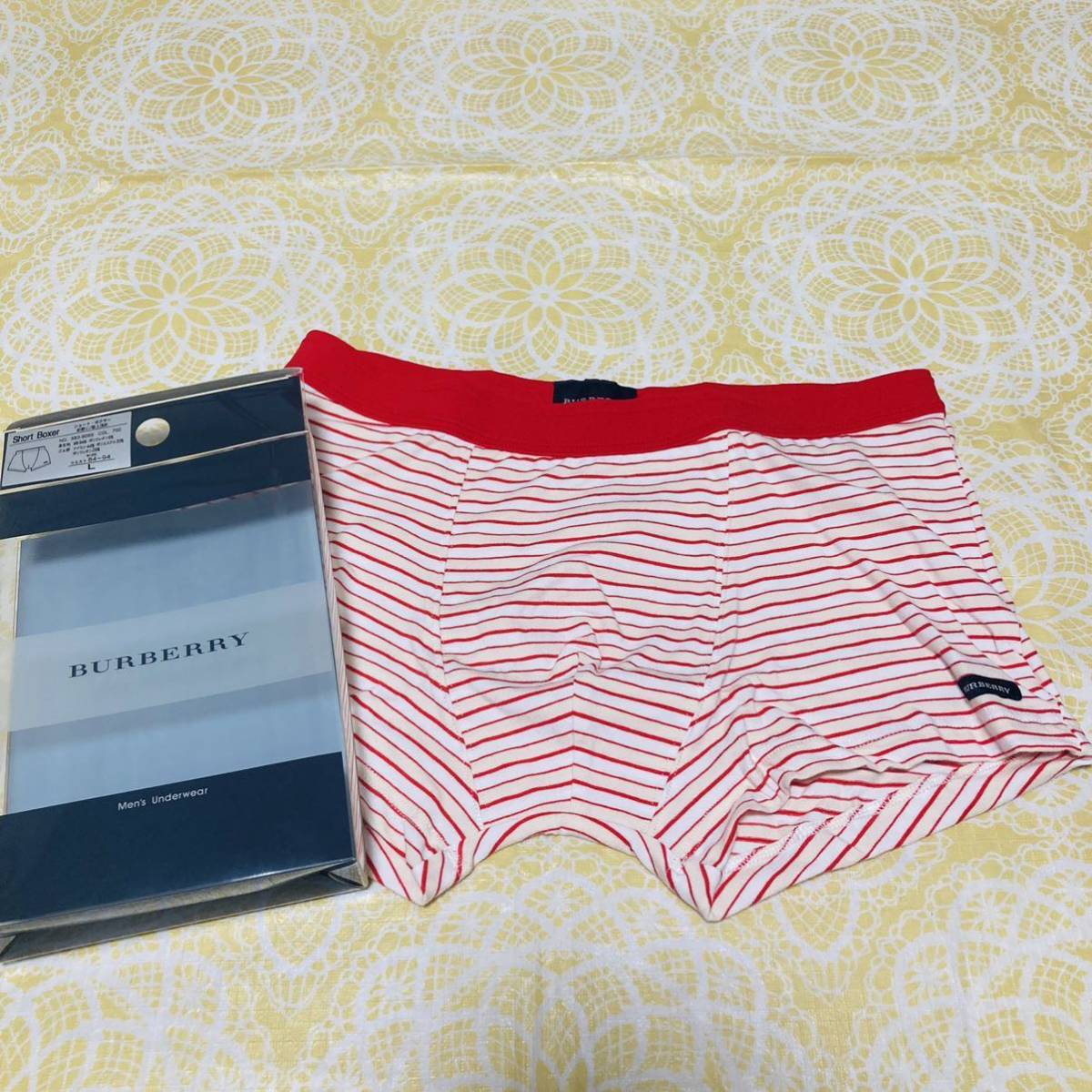 【人気柄】新品/BURBERRY/Lサイズ/ボクサーパンツ/バーバリー/下着/ブリーフ/3/未使用/正規品/紳士用/匿名配送/即決あり/ノバチェック/42拍卖