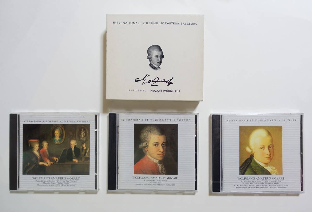 【モーツァルト博物館限定CD 3枚組CD】塩川悠子 アンドラーシュ・シフ マルコム・フレージャー ロバート・レヴィン ザルツブルク 生家 拍卖