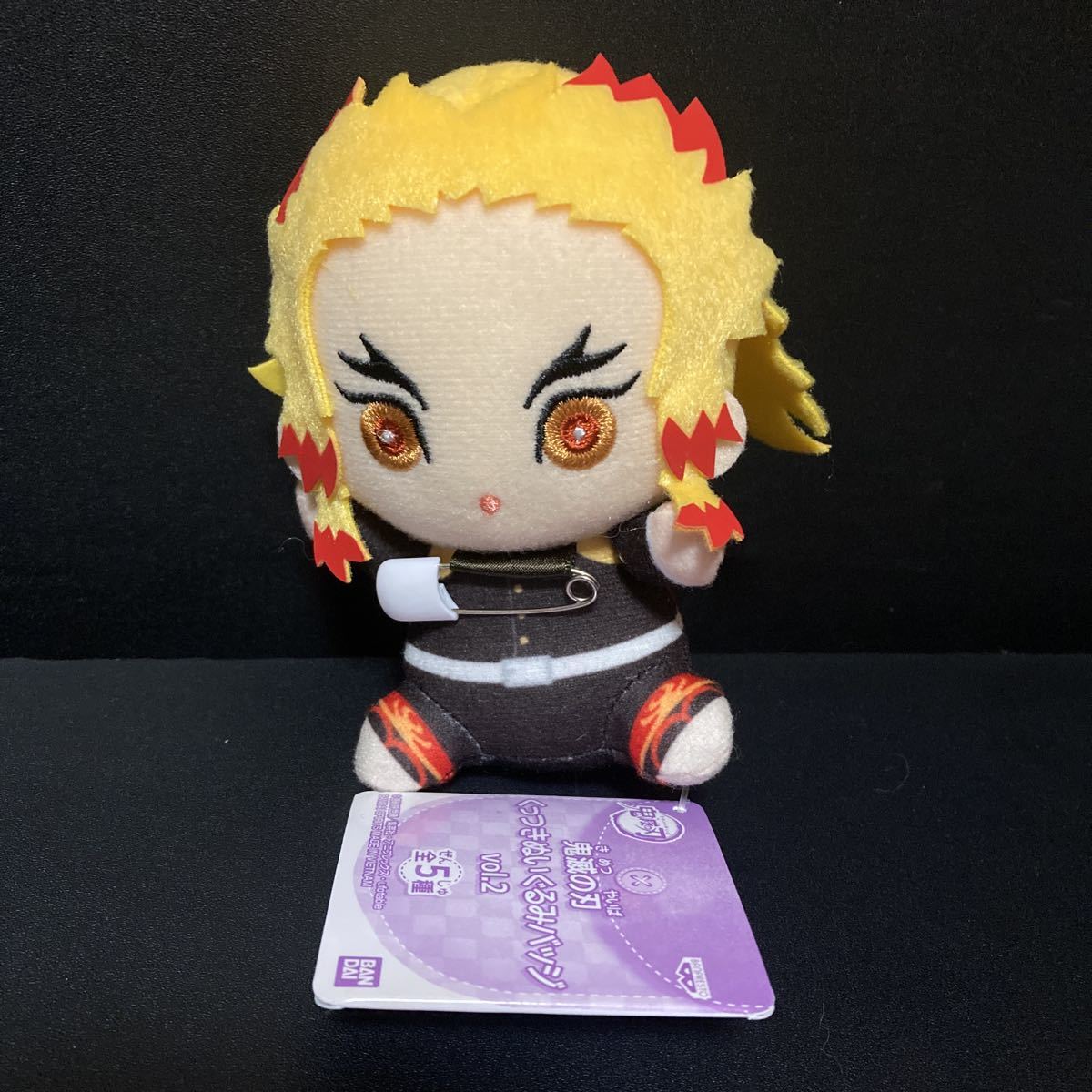 鬼滅の刃 くっつきぬいぐるみバッジ vol.2 煉獄杏寿郎 ぬいぐるみ マスコット グッズ バッチ バッジ バッヂ拍卖