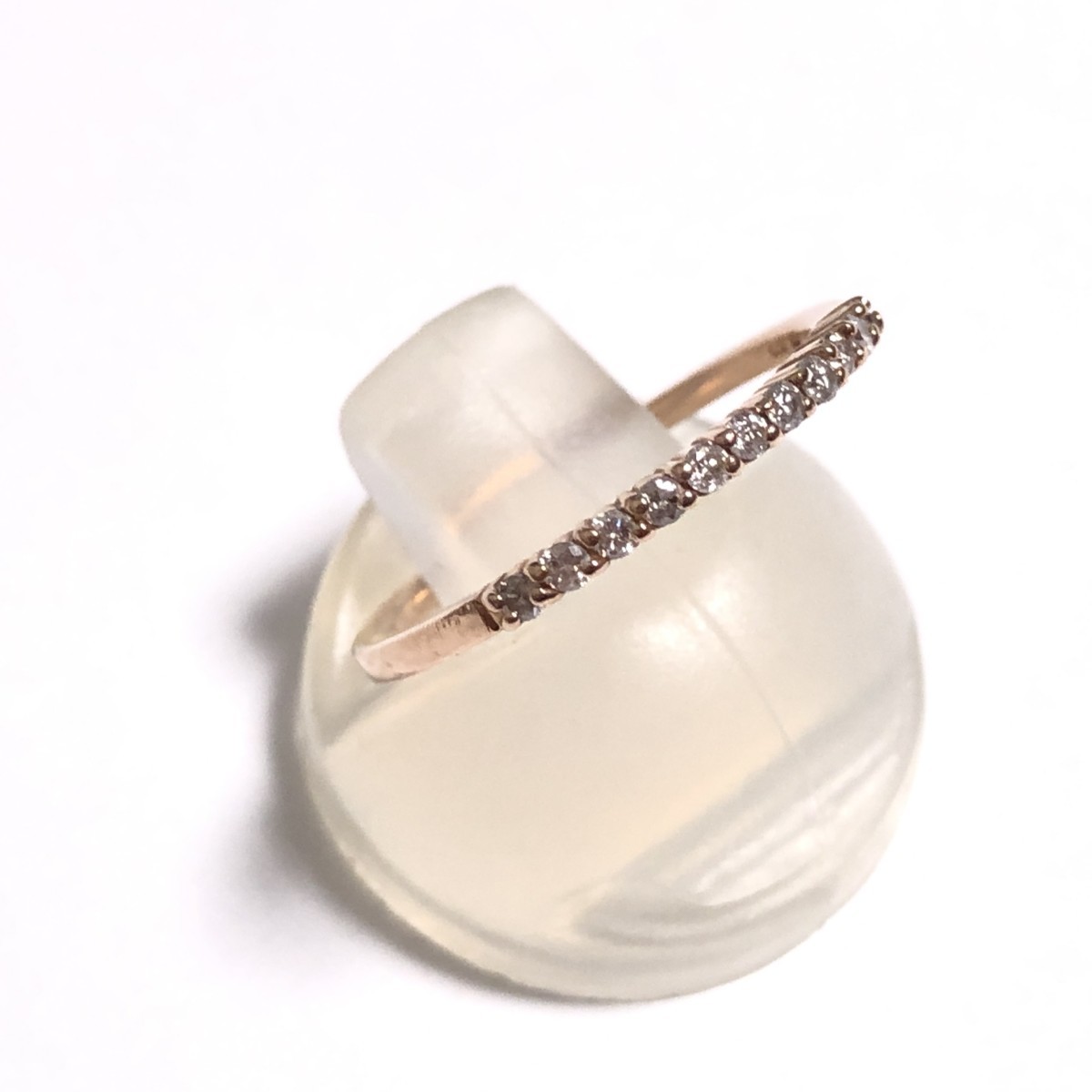 4℃ ヨンドシー K10 ピンクゴールド ダイヤモンド リング #8 111016143103拍卖