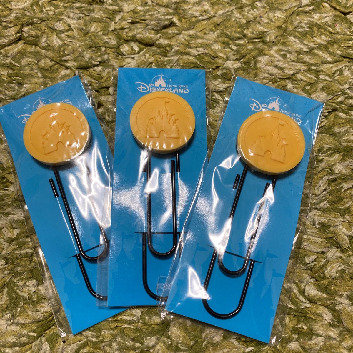 香港ディズニーランド ペーパークリップ クリップ 新品 限定品 ブックマーカー ダッフィー 非売品拍卖