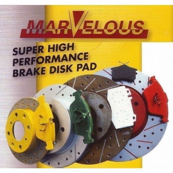 マーヴェラス ノンダスト ブレーキパッド ポルシェ CAYENNE カイエン 957 3.6 V6 S 4.8 V8 TRANS SYBERIA GTS 4.8 1台分拍卖