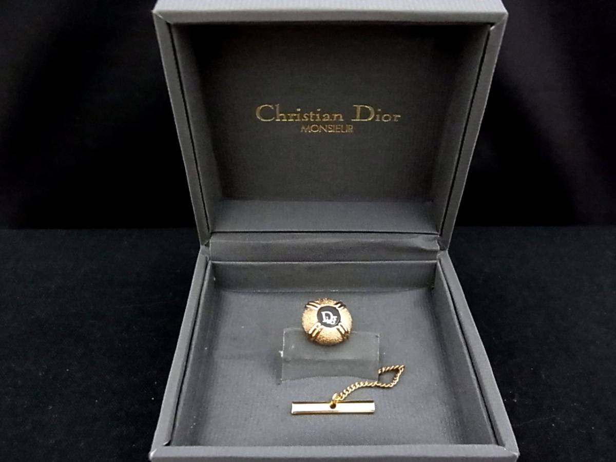 ◎№3256◎■新品■【Dior】ディオール【ゴールド】■・ネクタイ ピン(タイタック)拍卖