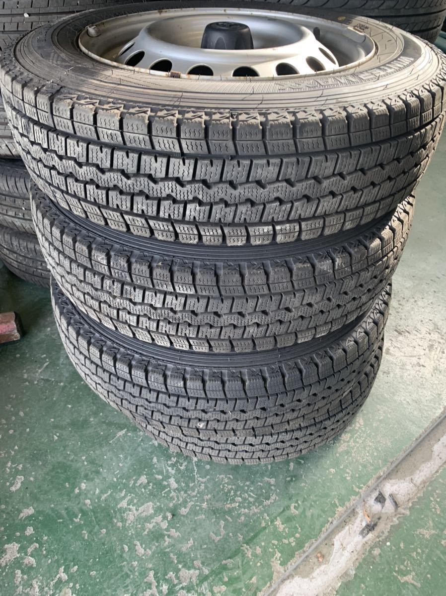 Y591 155/80R14 88/86N LT DUNLOP ダンロップ 2019年 PCD100 4H 5J プロボックス サクシード ncp165 4本セット拍卖