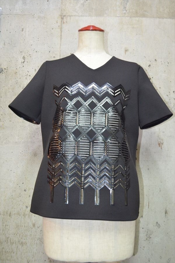 ジョルジオアルマーニ GIORGIO ARMANI ボンディング Tシャツ 40 C9502拍卖