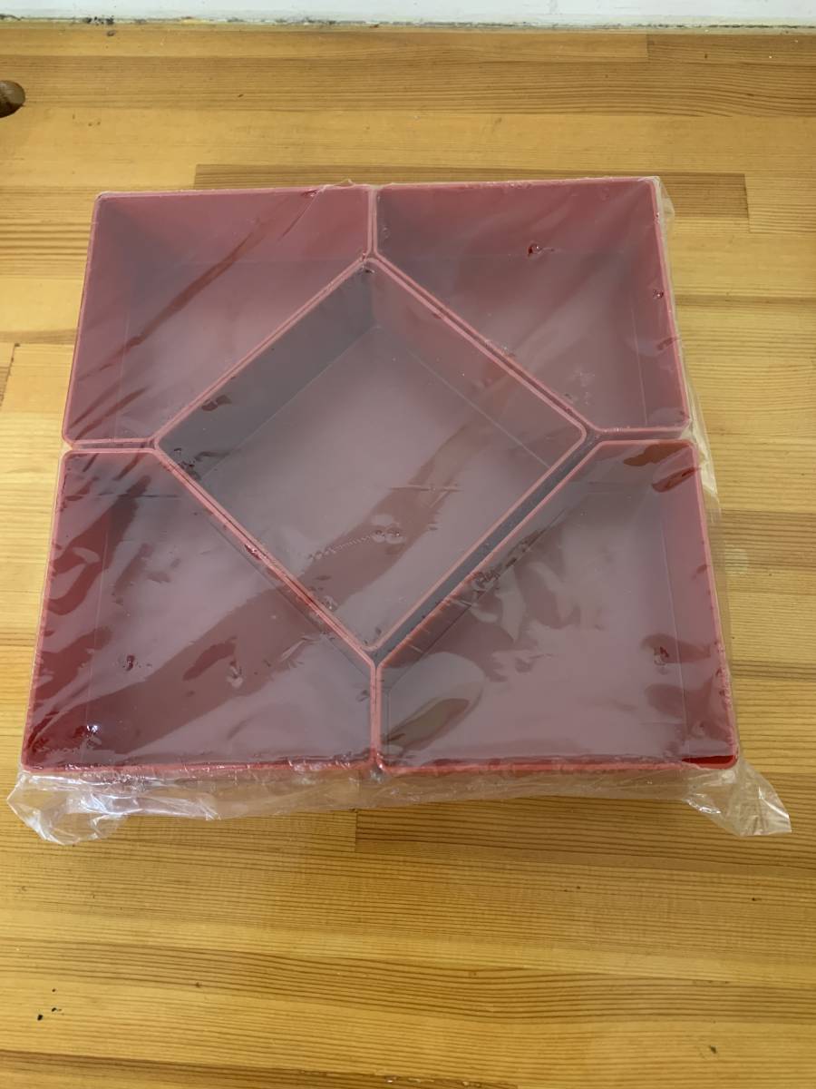 若泉漆器 重箱用仕切 7.5寸校倉重用A仕切朱 H-158-21 -拍卖