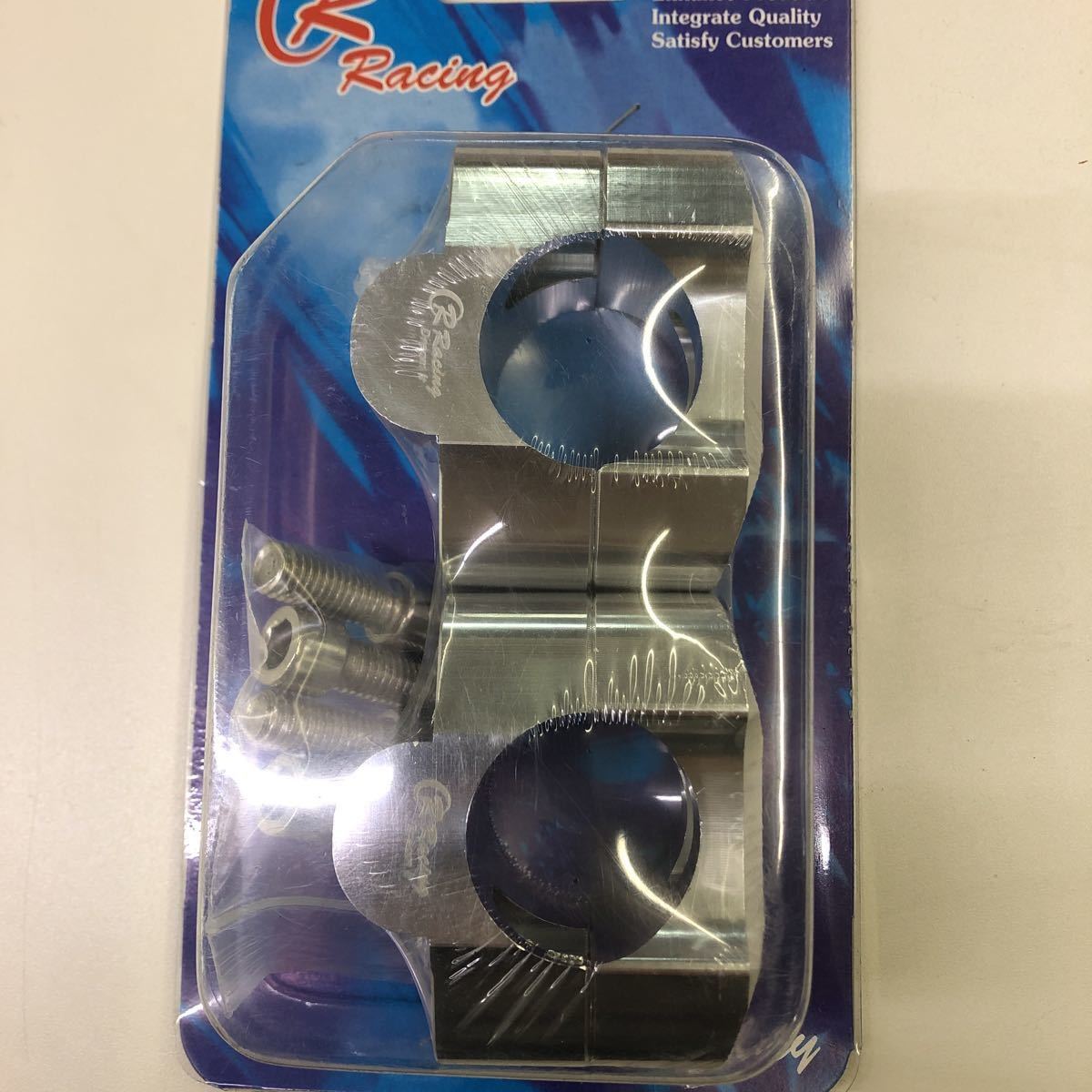 2-2835☆ハンドルクランプキット シルバー拍卖