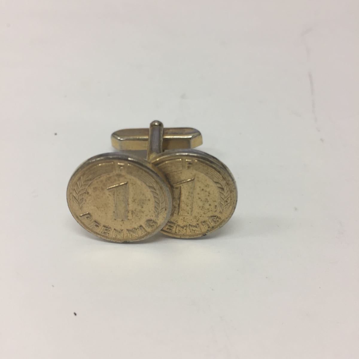 29177 0910Y カフスボタン コイン型 PFENNIG拍卖