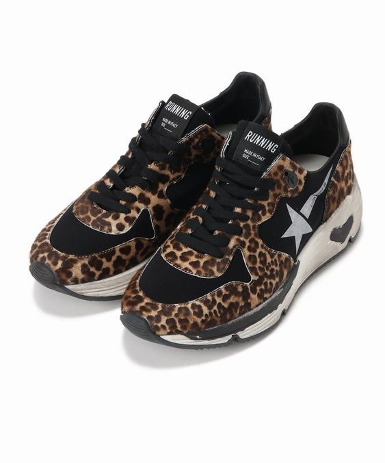 即完売新品 Deuxieme Classe ドゥーズィエムクラス GOLDEN GOOSE ゴールデングース LEOPARD RUNNING SNEAKERS 37☆アパルトモン拍卖
