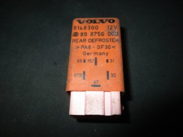 ■ボルボ 850 リアデフロスターリレー 中古 9148300 部品取あり リアウインド ヒーター 熱線 XC70 V70 ■拍卖