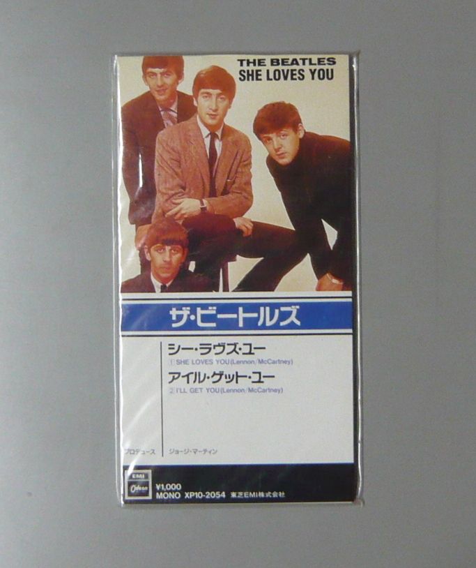 『CD’S 8cmCD』THE BEATLES/ザ・ビートルズ/SHE LOVES YOU/シー・ラヴズ・ユー/I’LL GET YOU/アイル・ゲット・ユー拍卖