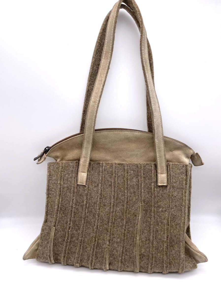 イタリア製 MAJO マヨ バックスキン×フェルト トートバッグ拍卖