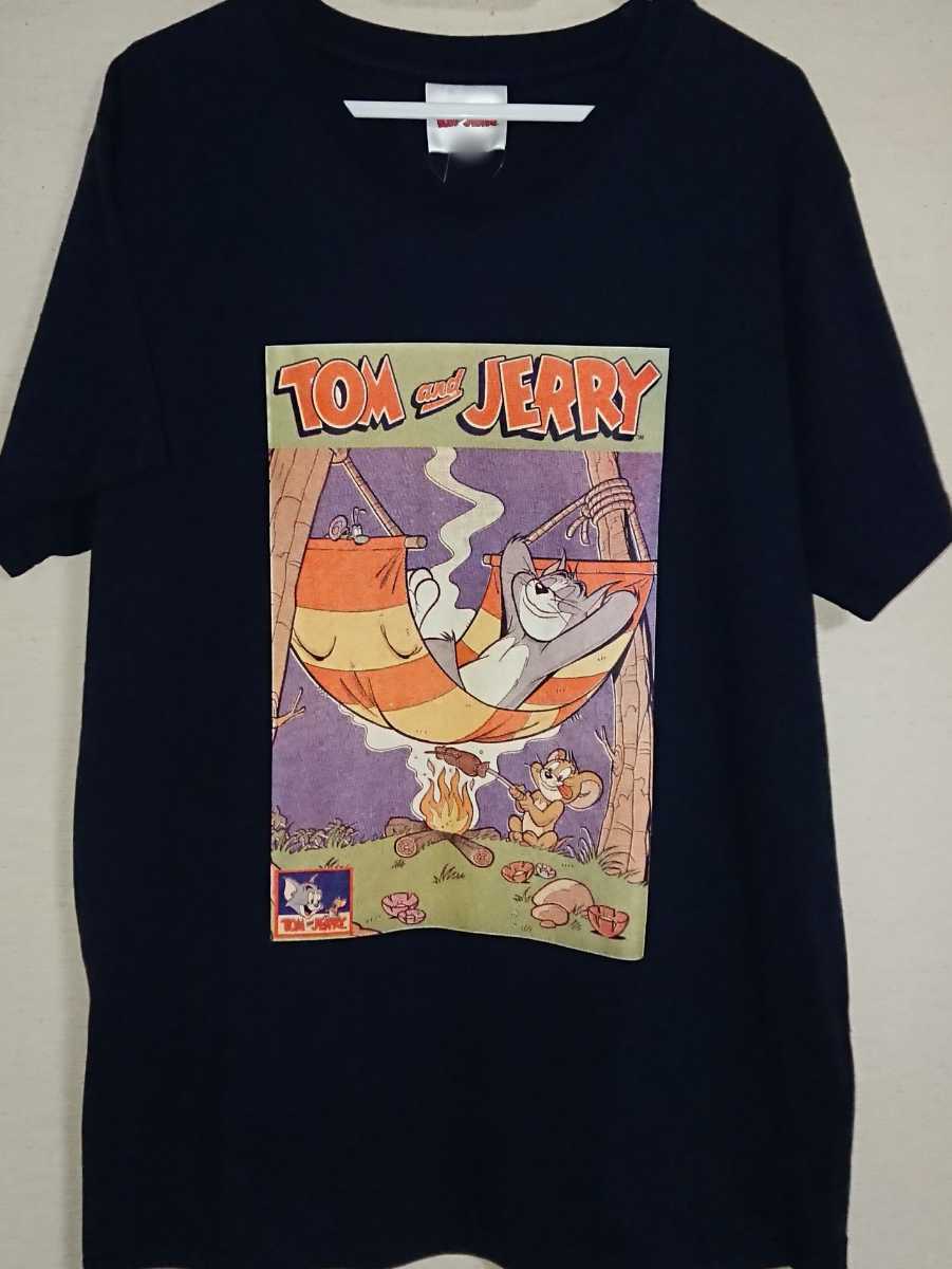 即決 トムとジェリー メンズTシャツ【LL】新品タグ付き 2L拍卖