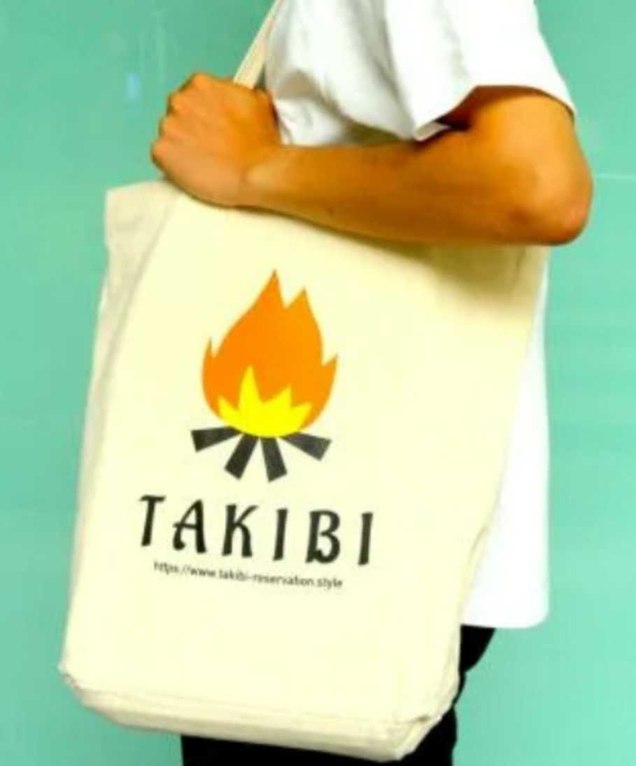 即決 TAIKIBI キャンバストートバッグ 新品タグ付き タキビ拍卖