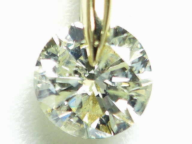 【宝石屋本舗】2.005ct L-SI2-Good 天然ダイヤモンド K18 ネックレス(宝石鑑定書付)拍卖