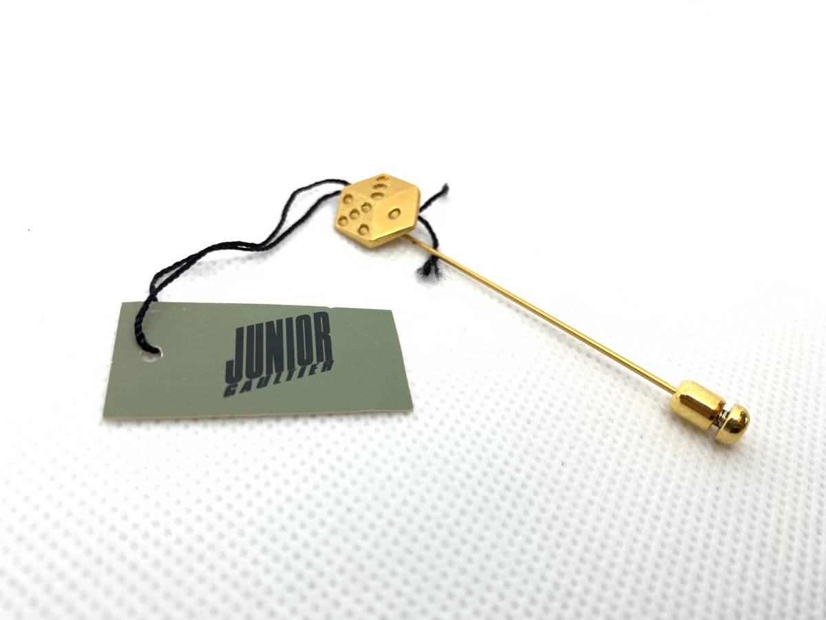 JUNIOR GAULTIER Jean Paul GAULTIER ジャンポール ゴルチエ ゴルチェ ダイス サイコロ ピン ブローチ アクセサリー拍卖