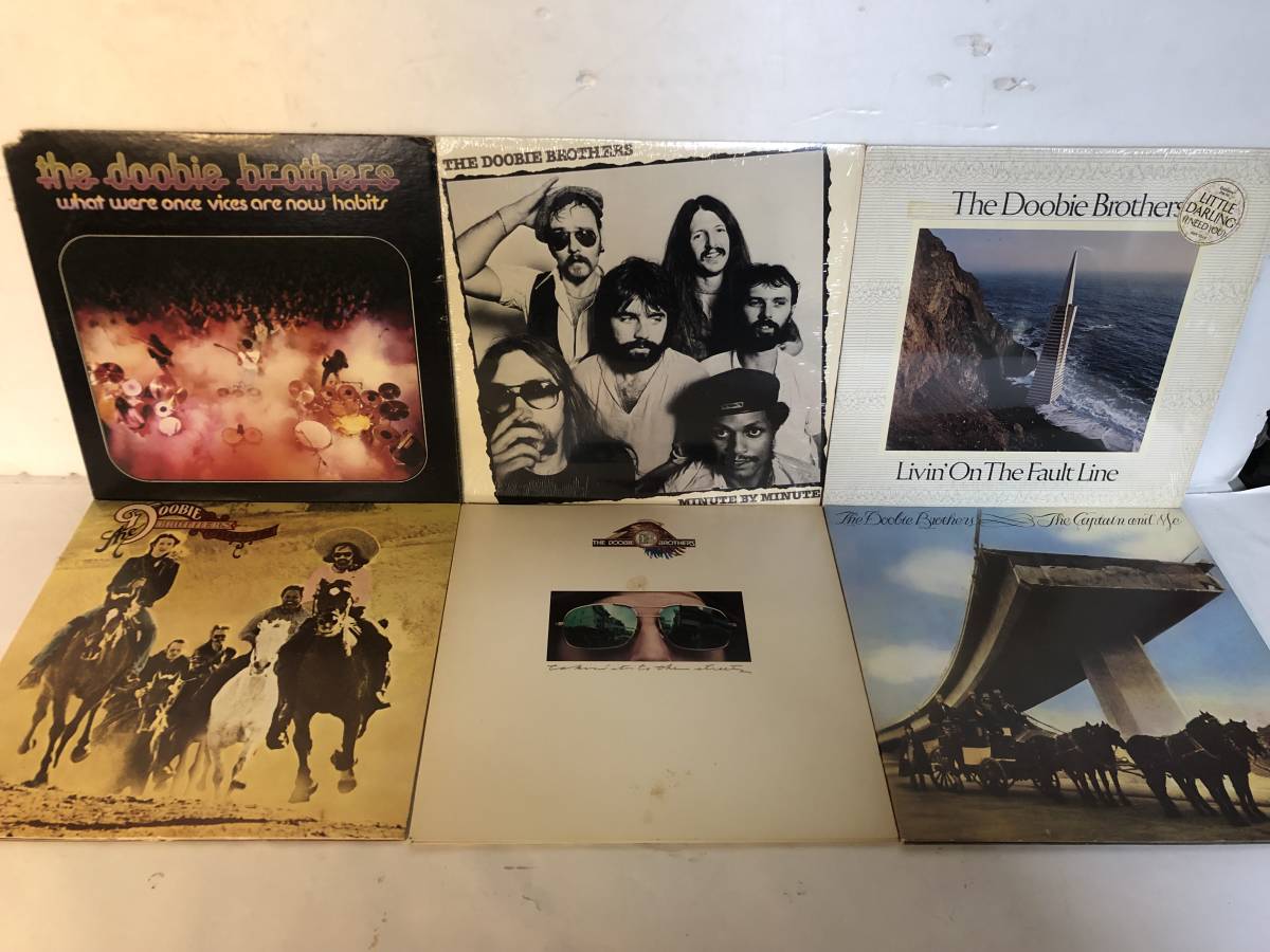11007S 12inch LP★THE DOOBIE BROTHERS 6点セット★WHAT WERE ONCE VICES ARE NOW HABITS/MINUTE BY MINUTE/LIVIN' ON THE FAULT LINE★拍卖