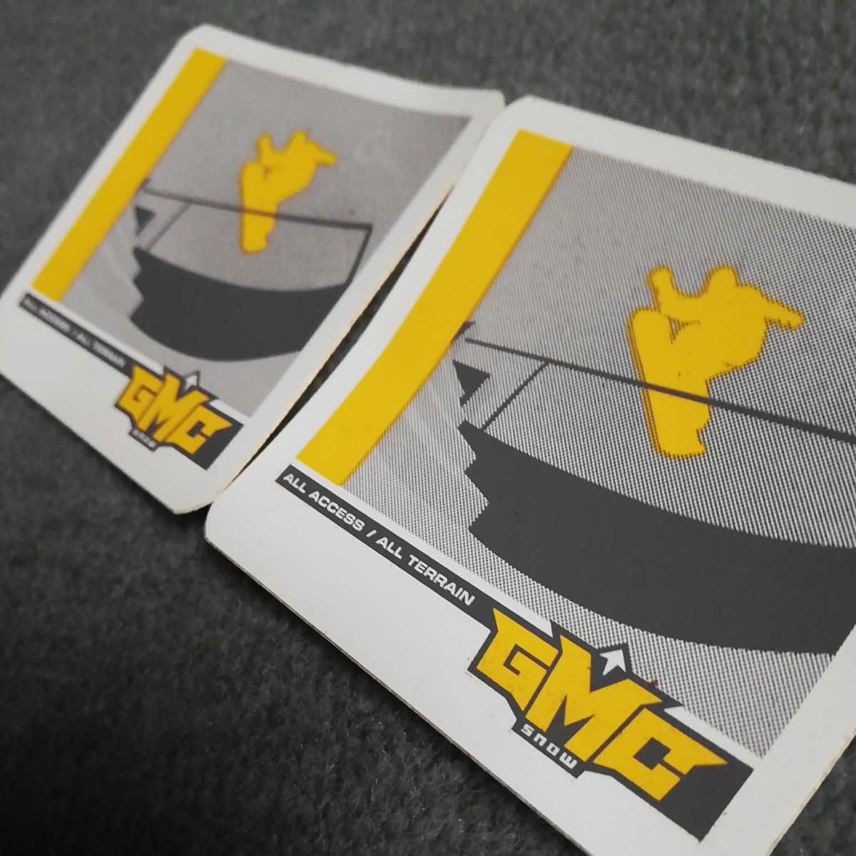 新品未使用正規品本物GMC人気限定ステッカー2枚 横約6.4cm縦約6cm 送料¥85~拍卖