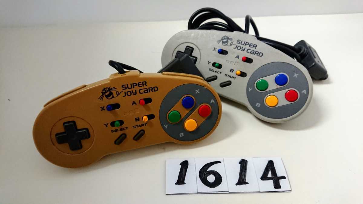 任天堂 ニンテンドー Nintendo スーパーファミコン SFC 連射 コントローラー ハドソン HUDSON スーパー ジョイカード HC-691 2個 中古拍卖