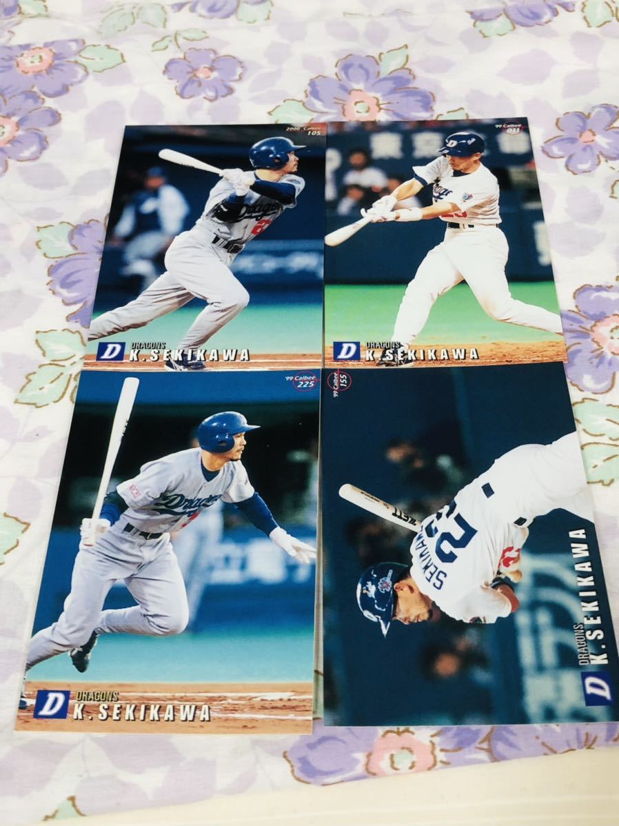 カルビープロ野球チップスカード セット売り 中日ドラゴンズ 関川浩一拍卖