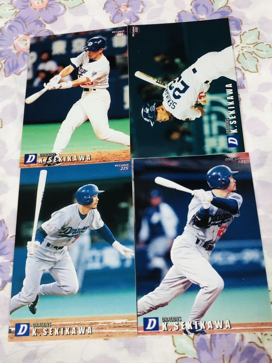 カルビープロ野球チップスカード セット売り 中日ドラゴンズ 関川浩一拍卖