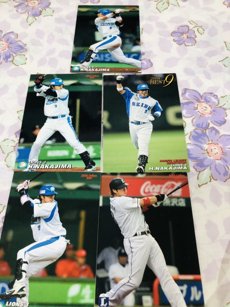 カルビープロ野球チップスカード セット売り埼玉西武ライオンズ 中島宏之拍卖