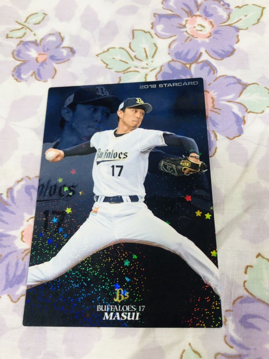 カルビープロ野球チップスカード スターカード キラ オリックス・バファローズ 増井浩俊拍卖