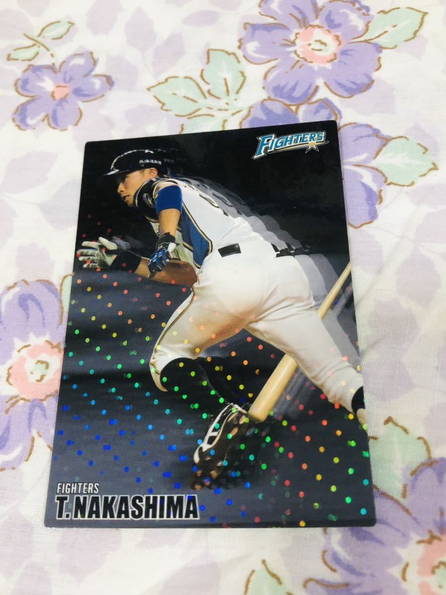 カルビープロ野球チップスカード スターカード キラ 北海道日本ハムファイターズ 中島卓也拍卖