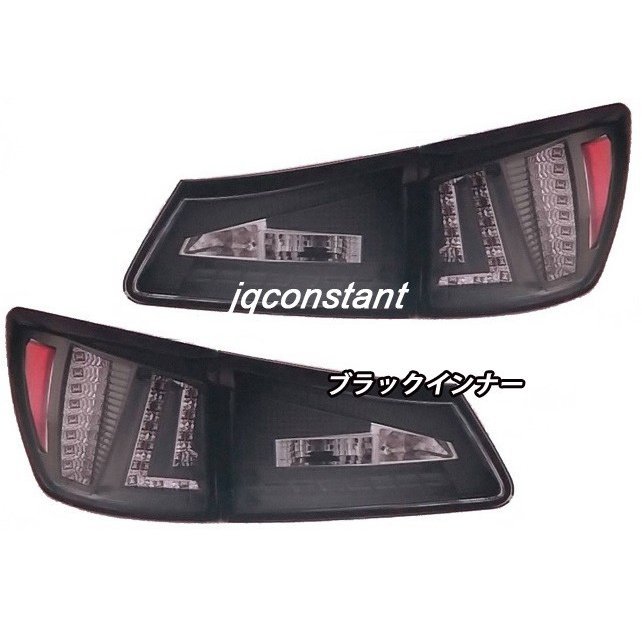 在庫処分!2006-2008y LEXUS IS250 IS350 IS-F ファイバーLEDテール ブラック仕様拍卖
