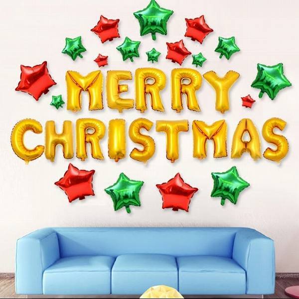 「bjn-a2」 クリスマス アルミ バルーン 豪華 32点 セット 飾り 風船 飾り オーナメント拍卖