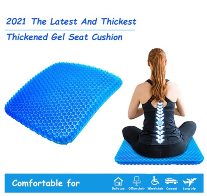 サマーゲルシートクッション,通気性,ハニカム,圧力緩和【Square Thin Section】拍卖