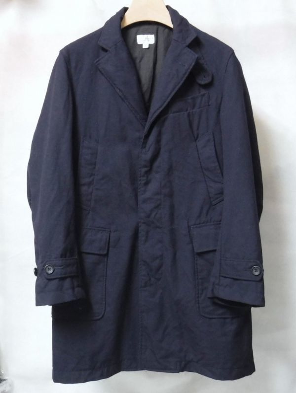 FWK Engineered Garments エンジニアードガーメンツ Chesterfield Coat Uniform Serge ユニフォームサージ チェスター コート 1 紺拍卖