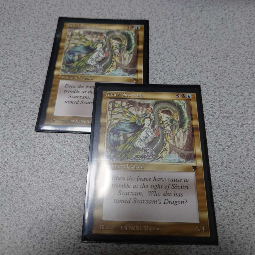 MTG LEG シヴィトリ・スカーザム 英語 二枚セット 即決拍卖