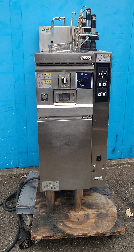 3口自動ゆで麺機 100v・3相200v タニコー TEU-33 2016年拍卖