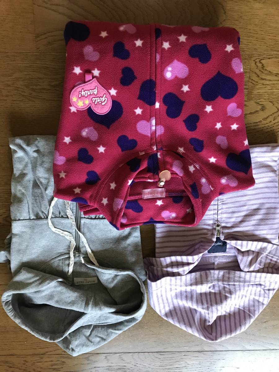 女の子 160 3点セット GAPパーカー等 フリース まとめ売り拍卖