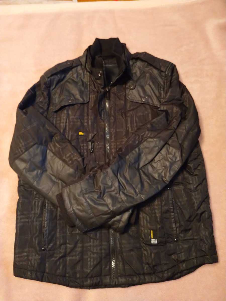 【古着】JACK&JONESEST1975/アウタージャケット/ジャンパー/ブルゾン/ 黒 /サイズXL/ 希少品!!拍卖