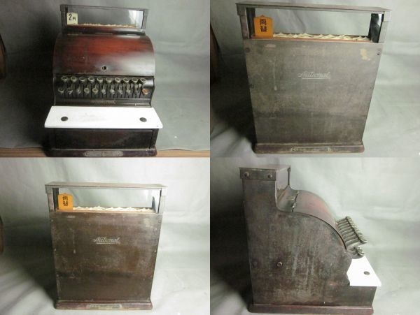 アメリカン製 鉄製 キャッシャー レジスター レトロ アンティーク ビンテージ ディスプレイ ガレージ インダストリアル拍卖