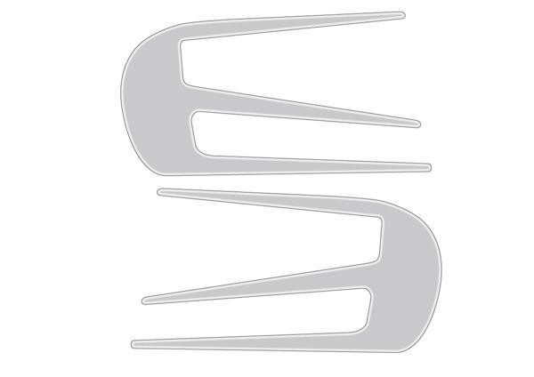 ホンダ APE50 APE100 スキャロップタイプ タンク デカール 左右セット シルバー バイクカスタム メタリック拍卖