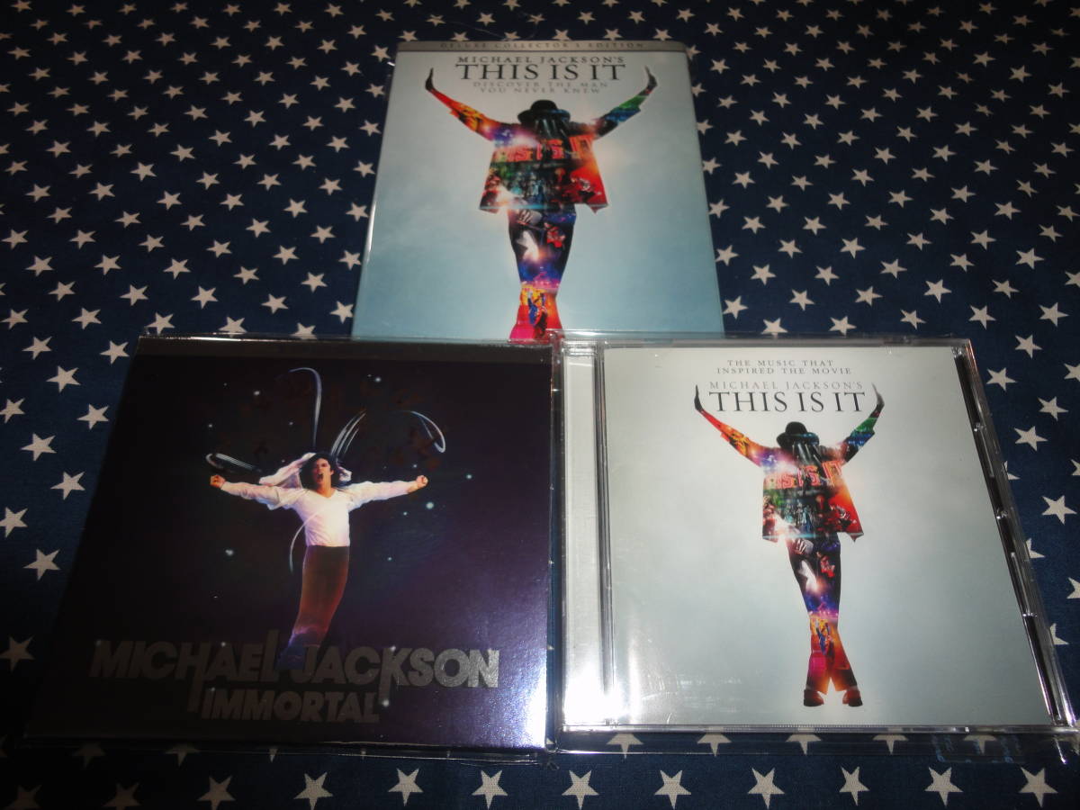 MICHAEL JACKSON『THIS IS IT』『IMMORTAL』など3枚セット拍卖