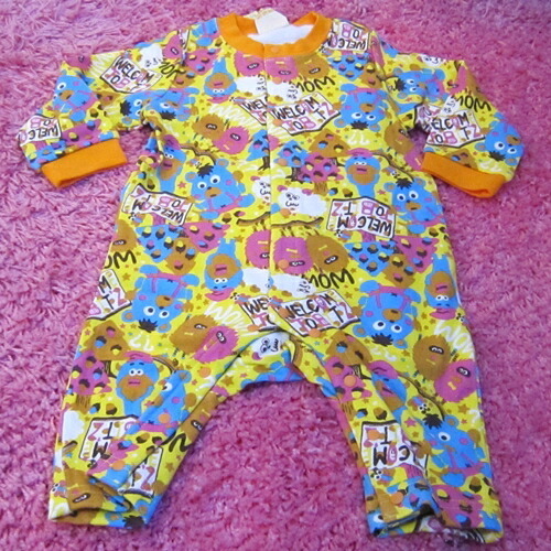 【秋冬】BIT'Z(ビッツ)キャラクター どんぐりの木柄 ロンパス 70cm (49-6169)拍卖