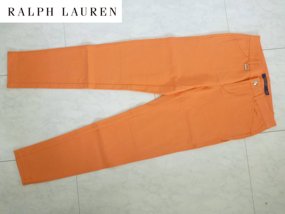 美品 ポロ ゴルフ ラルフローレン ★ オレンジ ゴルフウェア パンツ 0 S相当拍卖