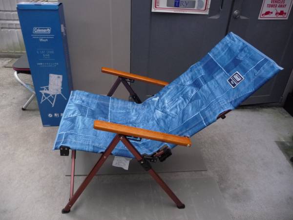 コールマン レイ デニム ジーンズ 青色 チェア モンロ マスター シリーズ 限定 カラー 3段階 リクライニング式 ベッド兼 INDIGO LABEL拍卖