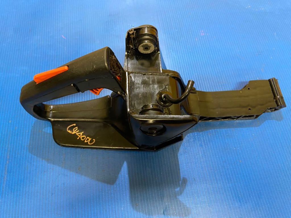 エンジンチェーンソー 部品パーツ 燃料タンク リアハンドル アクセルスイッチ 共立CSV4000 中古拍卖