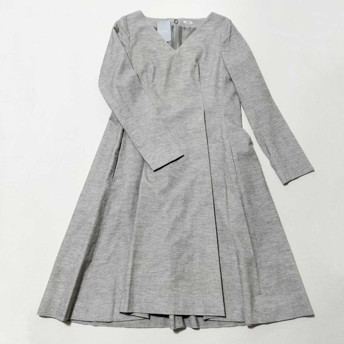 【新品タグ付き】IENA イエナ フレアーワンピース サイズ38 グレー 未使用 自宅保管品拍卖