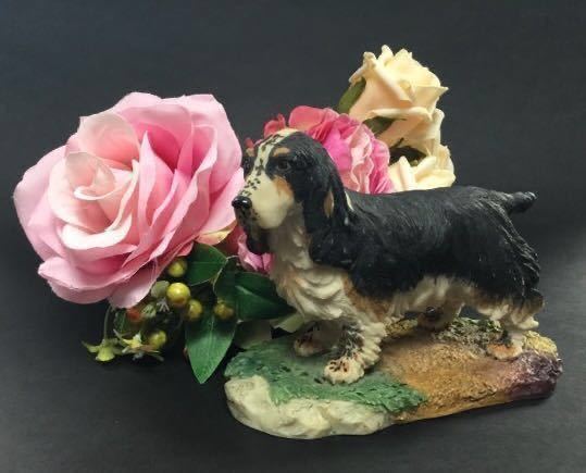 英国ヴィンテージ ◆ メイド イン スコットランド Arista Designs コッカースパニエル フィギュリン拍卖