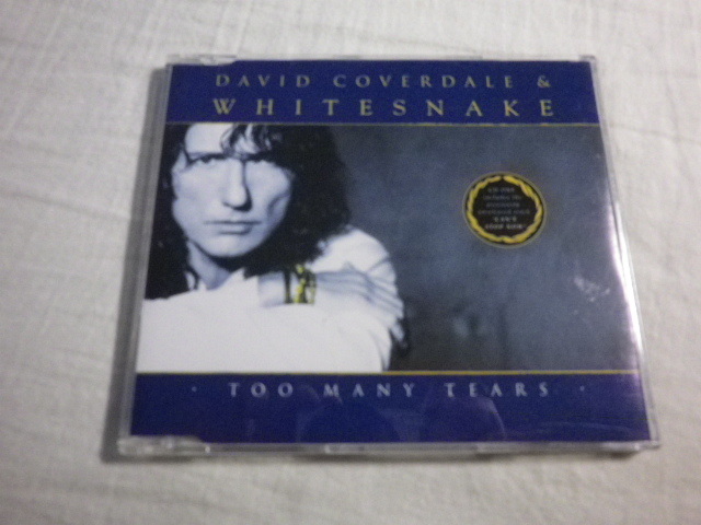 『David Coverdale & Whitesnake/Too Many Tears(1997)』(7243 8 84095 2 0,UK盤,3track,Can't Stop Now)拍卖