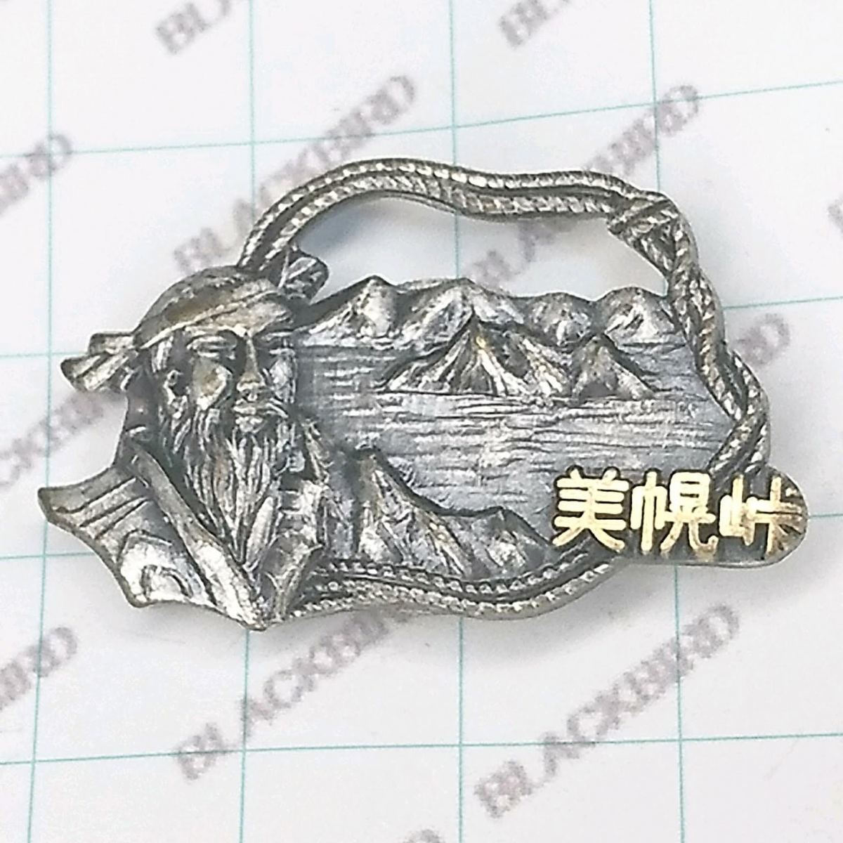 送料無料)美帆峠 昭和レトロ ご当地 観光地 登山 山登り 記念 山バッジ ピンバッジ PINS ピンズ A04284拍卖