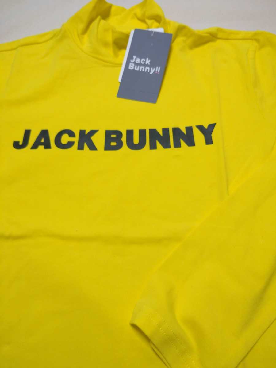 イエロー サイズ5ハイネックシャツ L メンズ ゴルフウェア ジャックバニー 新品拍卖